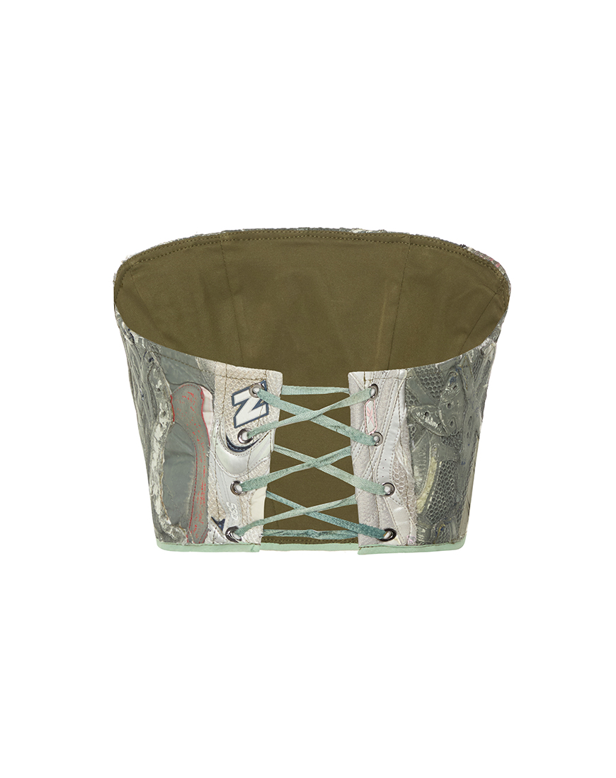 222 (3) Корсет з кросівок PLNGNS (PLNGNS_SNKRS-CRST-KHK-0056) - фото 2