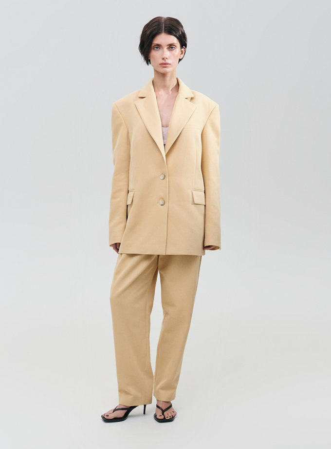 Піджак - пастельно-жовтий WKMF (WKMF_300_1) - фото 5