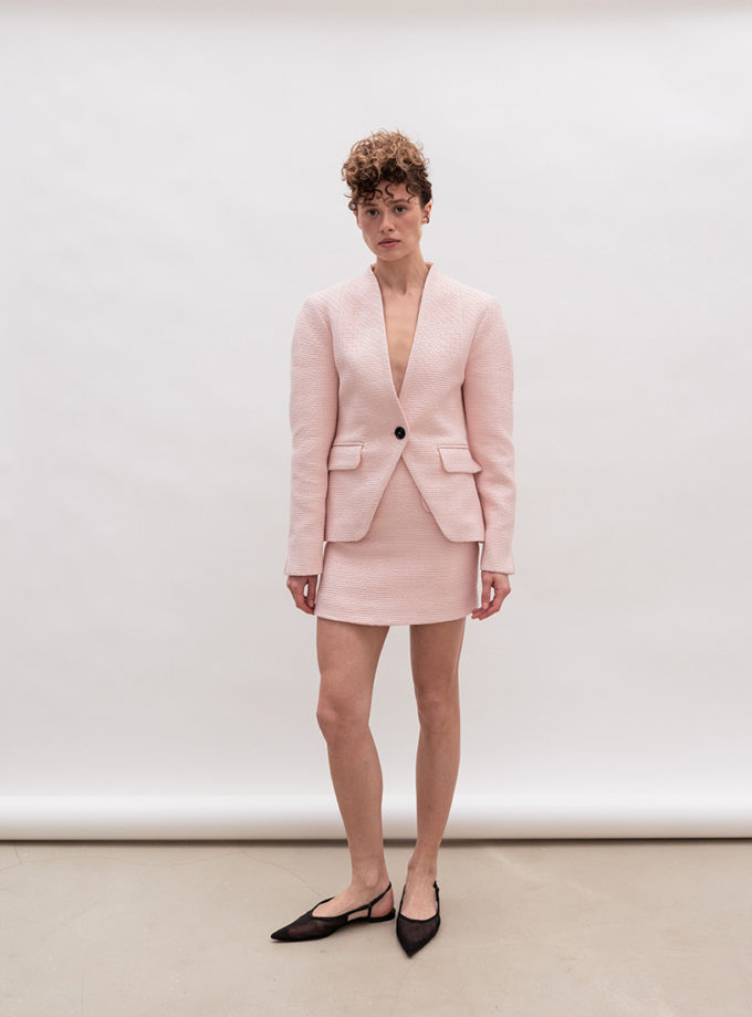 Спідниця твідова міні з накладними кишенями L.A.B BY TERNOVSKAYA (LAB_SS2620)