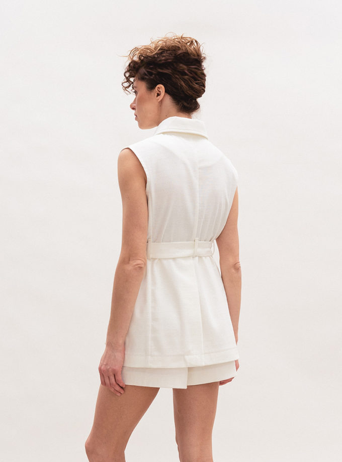 Подовжений жилет з контрастними ґудзиками L.A.B BY TERNOVSKAYA (LAB_SS2621)