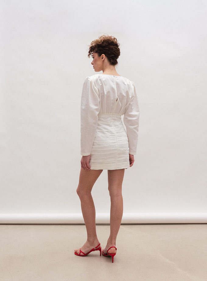 Сукня міні з драпіруванням та V-подібним вирізом L.A.B BY TERNOVSKAYA (LAB_SS2625)