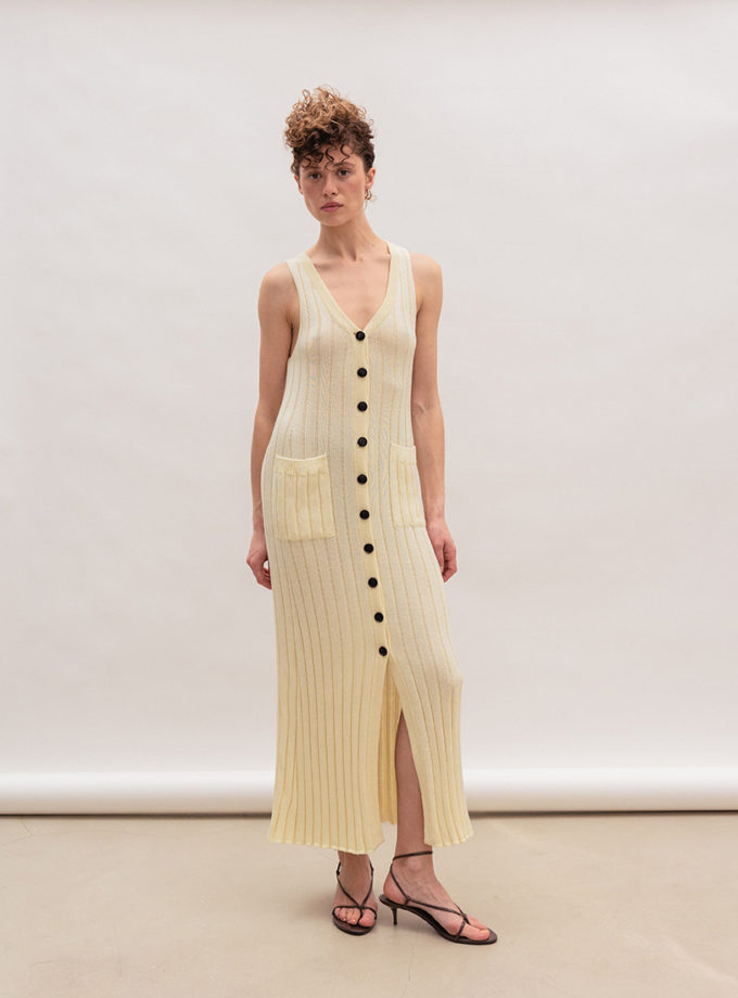 В'язана сукня максі з бавовни L.A.B BY TERNOVSKAYA (LAB_SS2627)