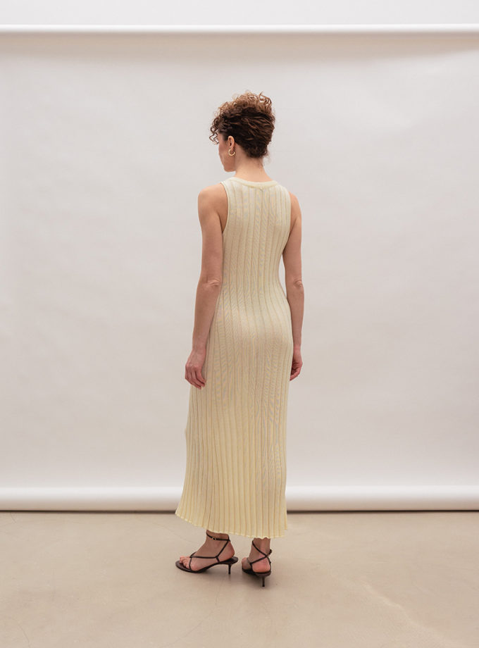 В'язана сукня максі з бавовни L.A.B BY TERNOVSKAYA (LAB_SS2627)