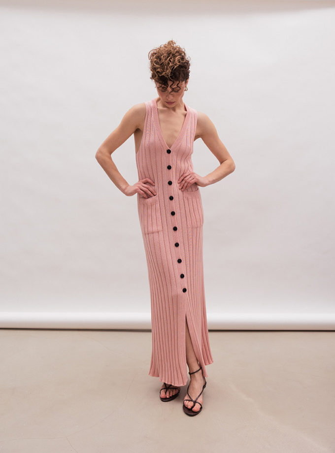 В'язана сукня максі з бавовни L.A.B BY TERNOVSKAYA (LAB_SS2628)