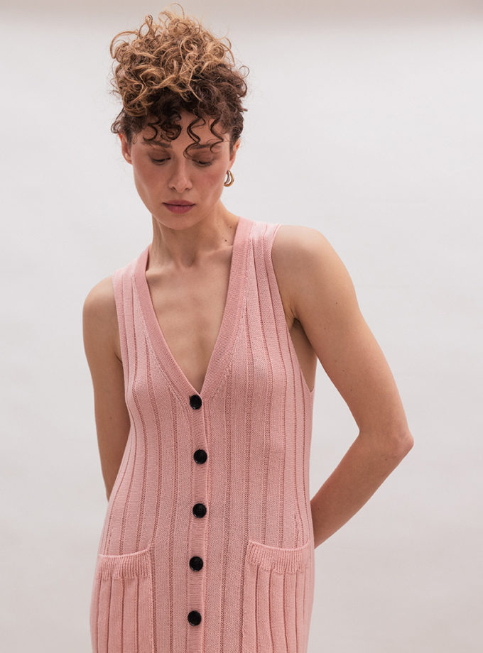 В'язана сукня максі з бавовни L.A.B BY TERNOVSKAYA (LAB_SS2628)