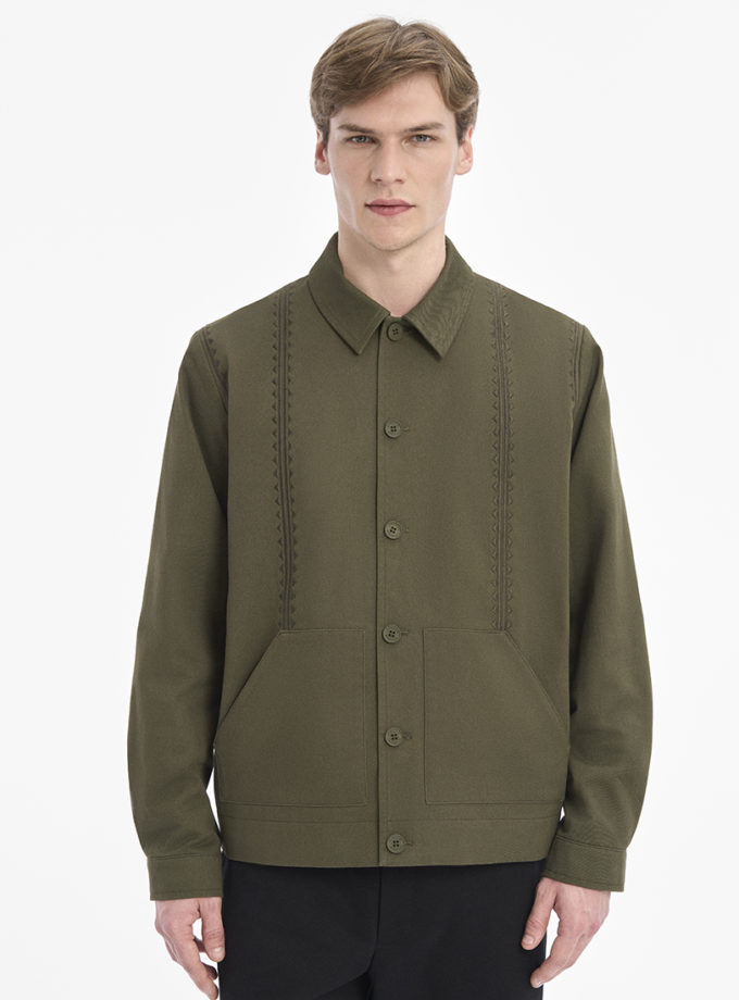 Темно-зелена куртка Верет ETNODIM (ETN_veret)