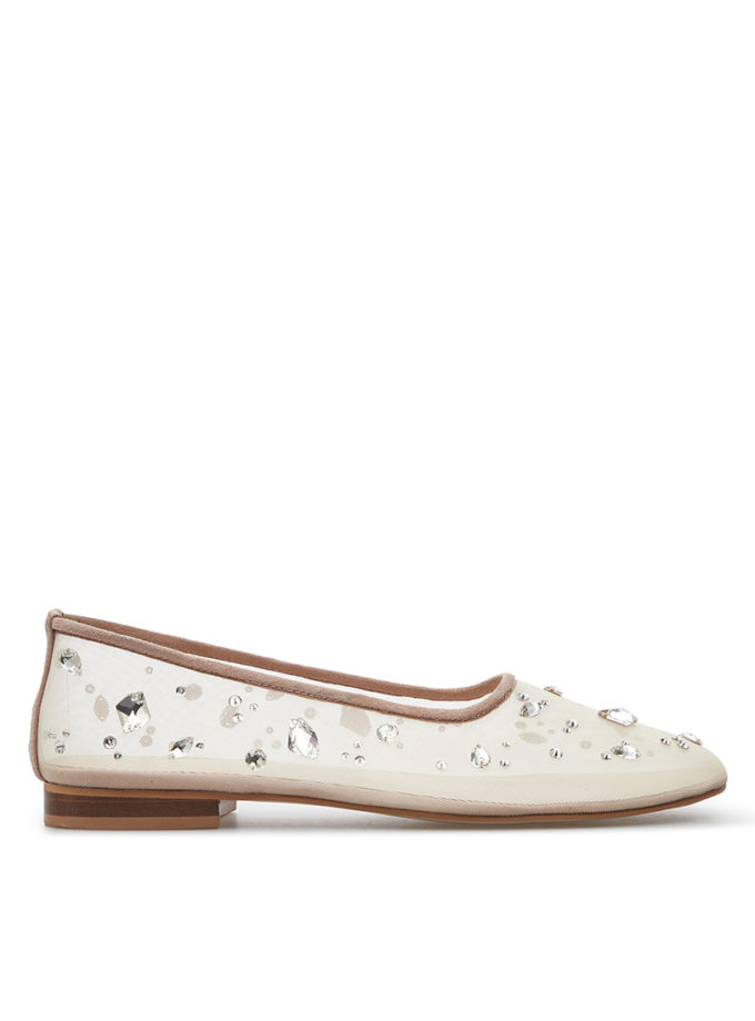 Сітчасті балетки Mariyka Crystals LOOKIE ATELIER (LKALTR_LM_ZX29_64)