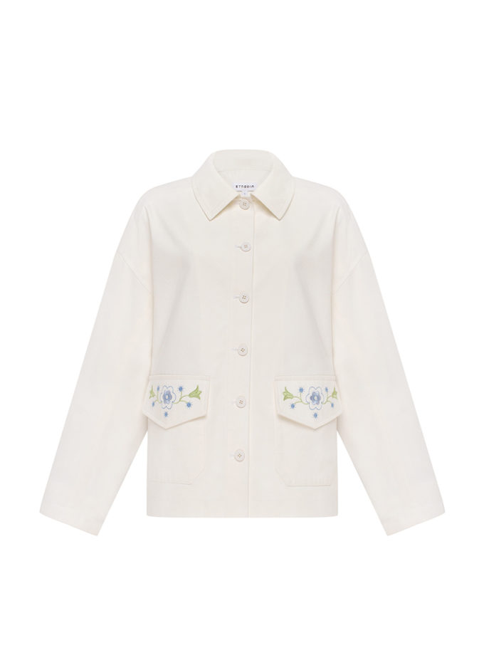 Світла куртка Галузка ETNODIM (ETN_haluzka svitla)