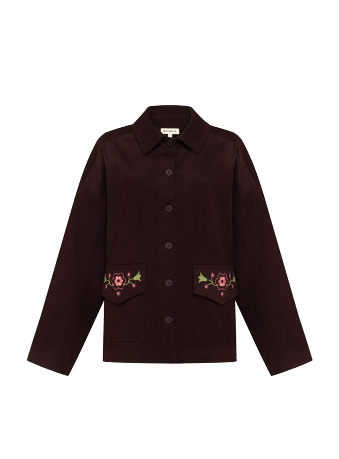 Темна куртка Галузка ETNODIM (ETN_haluzka temna)