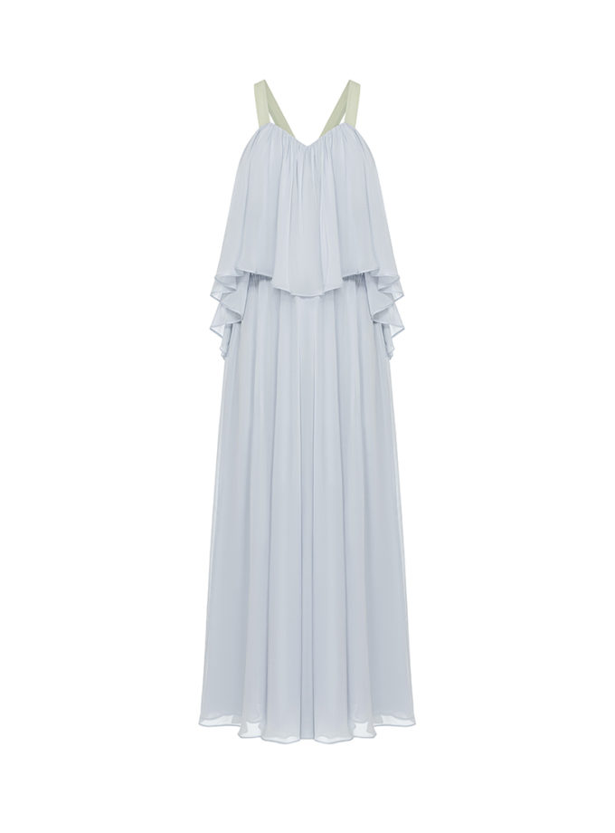 Шифонова сукня з воланом NAGRODZKI.S (NGRDZK_1071)