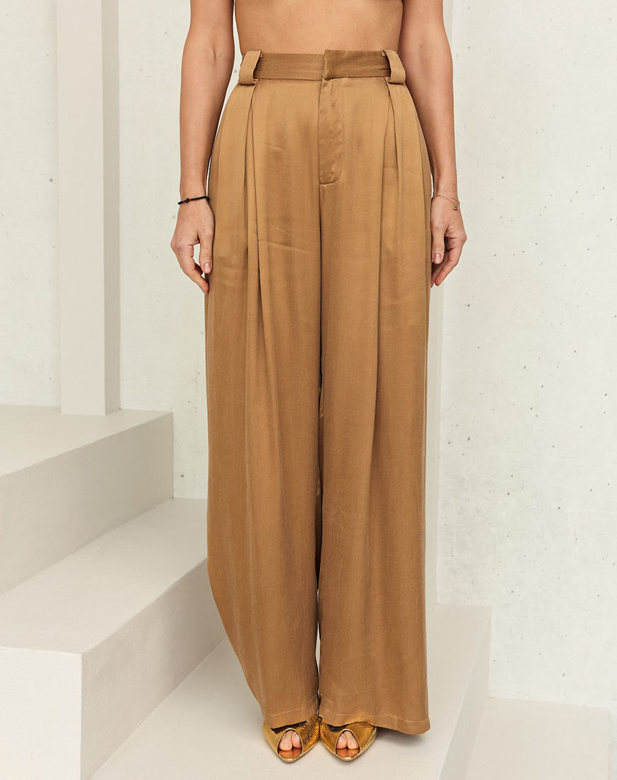 IMG_5923 Штани золотого кольору THE ESSENCE (ESSENCE_THE574) - фото 2