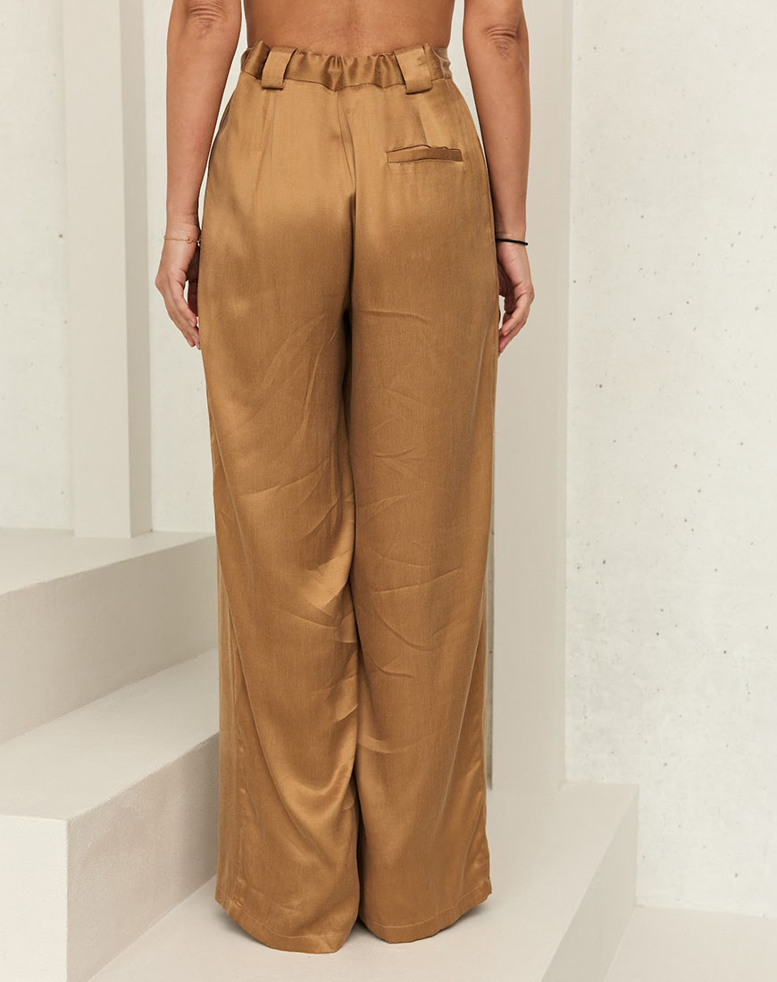 IMG_5925 Штани золотого кольору THE ESSENCE (ESSENCE_THE574) - фото 3