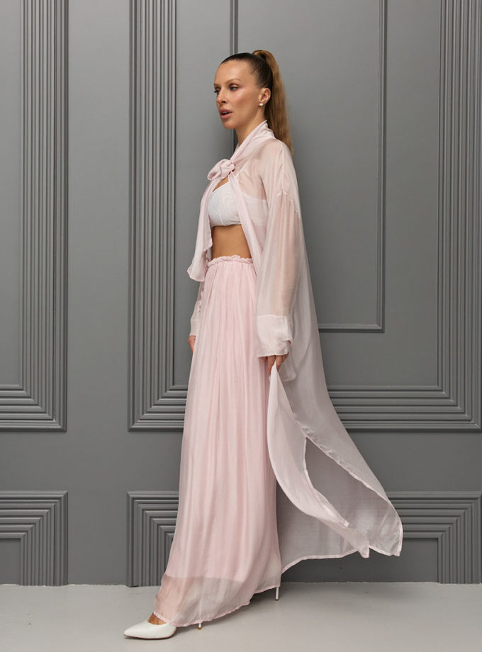 Повітряний комплект з кейпом та широкими штанами THE ESSENCE (ESSENCE_THE555)