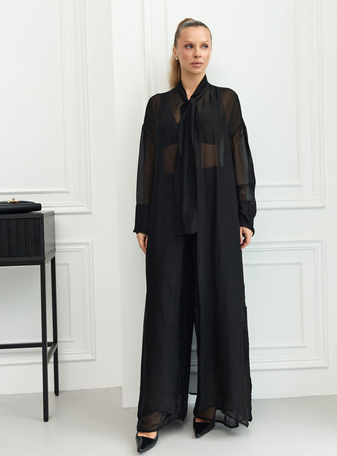 Кейп чорного кольору THE ESSENCE (ESSENCE_THE569)