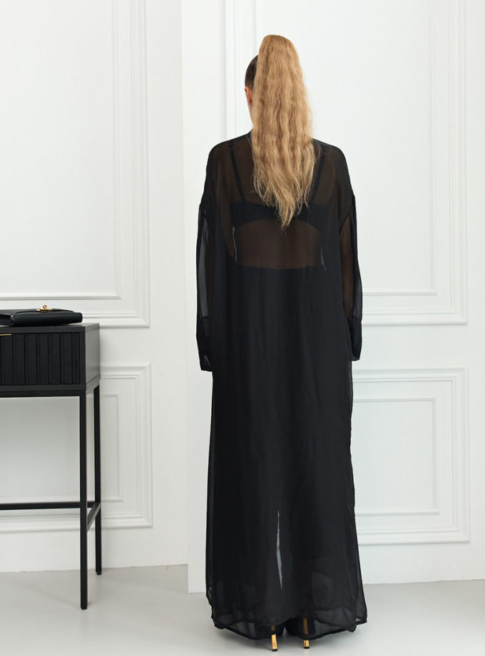 Кейп чорного кольору THE ESSENCE (ESSENCE_THE569)