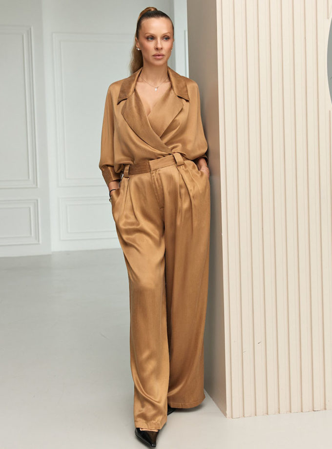 Костюм золотого кольору THE ESSENCE (ESSENCE_THE561)