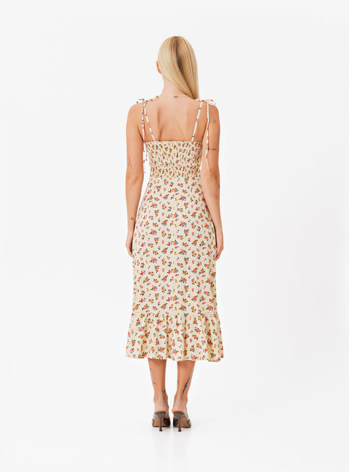 Сукня з чашками принт квіти MAGNETIC (MGN_1733YL)