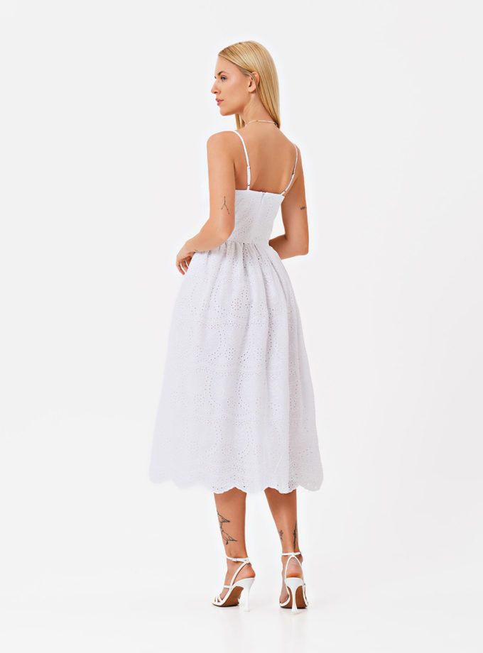 Сукня з чашками з прошви MAGNETIC (MGN_1749WH)