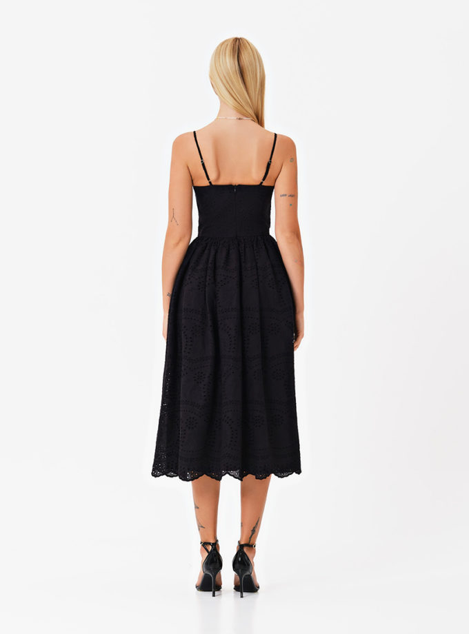 Сукня з чашками з прошви MAGNETIC (MGN_1749BK)