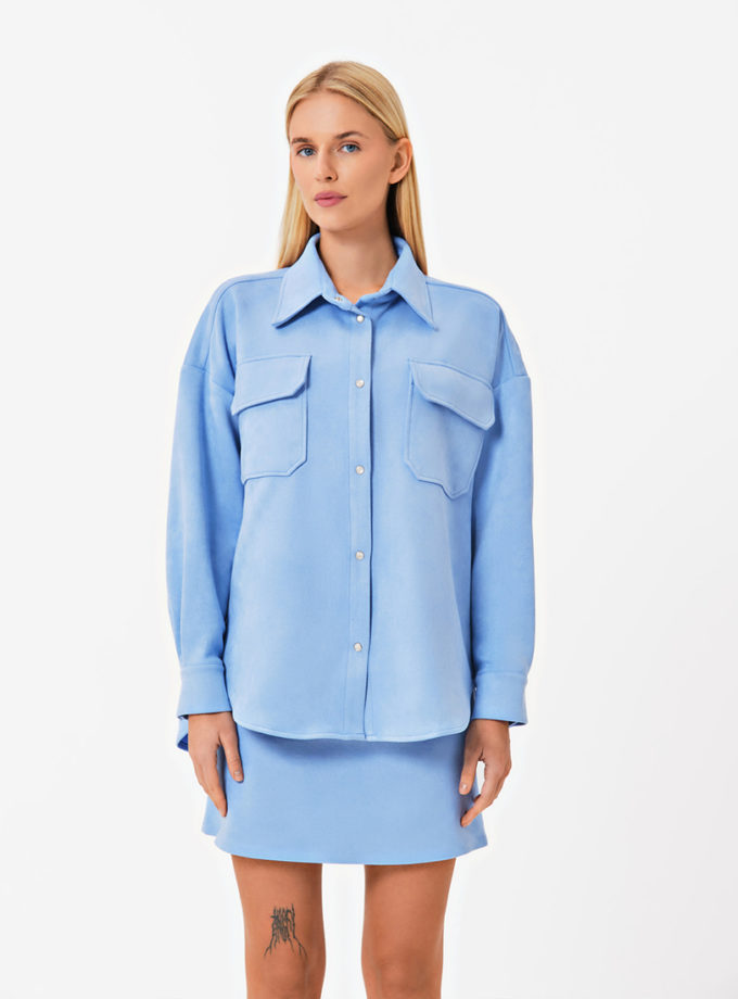 Сорочка з екозамші MAGNETIC (MGN_2100BL)