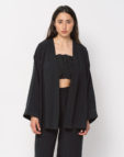 Чорне кімоно BALCONY GARMENT (BLCN_1620)
