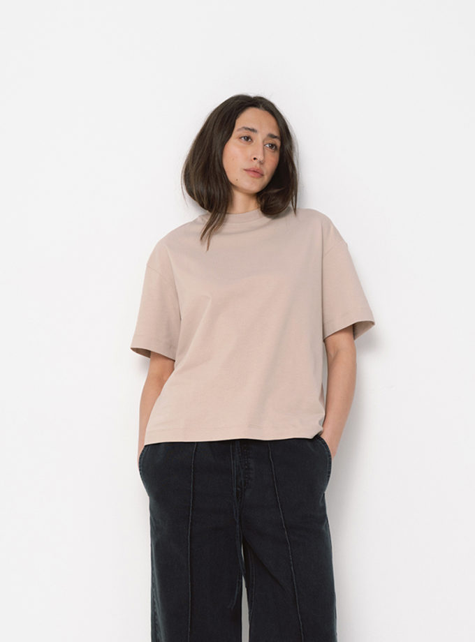 Футболка беж oверсайз BALCONY GARMENT (BLCN_1616)