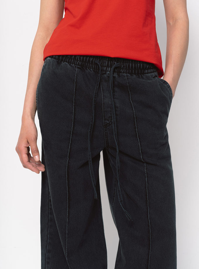 Джинси графіт на резинці BALCONY GARMENT (BLCN_1584-1)