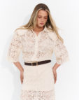 Сорочка мереживна біла Bruna TWINSIS CLOTHES (TW_LT_SS 555890)
