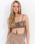 Топ купра мокко Chloe TWINSIS CLOTHES (TW_LT_SS 990331)