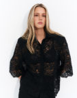 Сорочка мереживна чорна Bruna TWINSIS CLOTHES (TW_LT_SS 008970) - фото 5