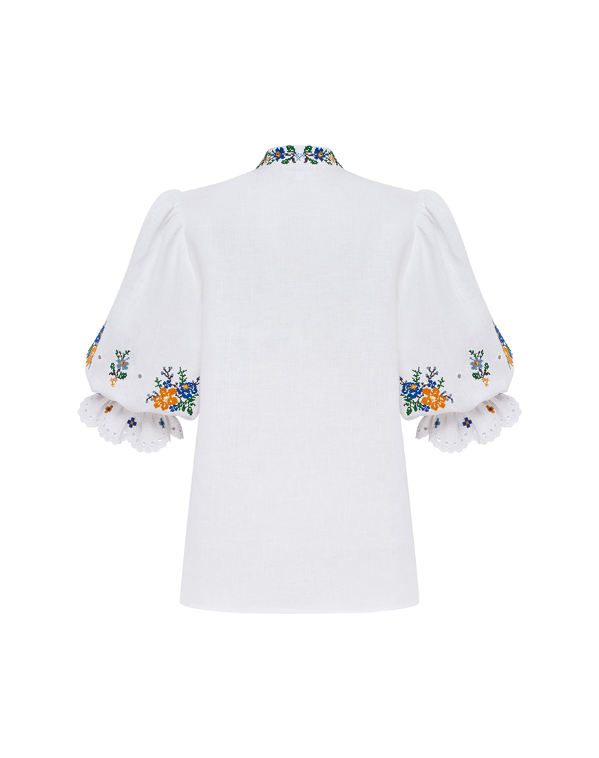 vesnoviy-back Блуза з коротким рукавом Весновій ETNODIM (ETN_Vesnoviy) - фото 6