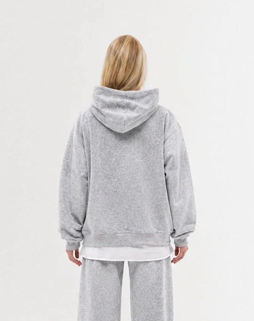 womens-hoodie-and-wide-pants-stitched-front-sweatsuit-grey-melange-2734545 Худі базове gentle меланж MMSW (MMSW_ШШЗС-SS26-BLG) - фото 2