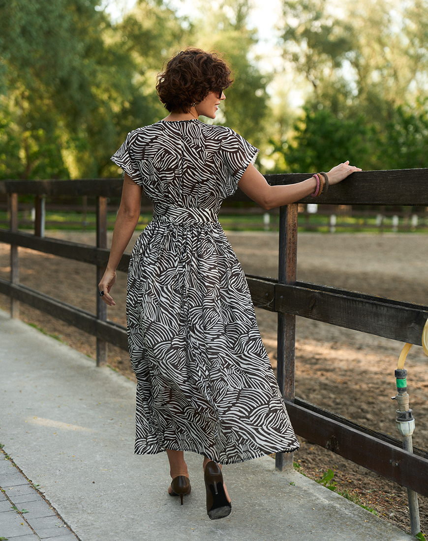 1AK08953 Сукня-міді з анімалістичним принтом GET DRESSED. (GD_SA26_36) - фото 2