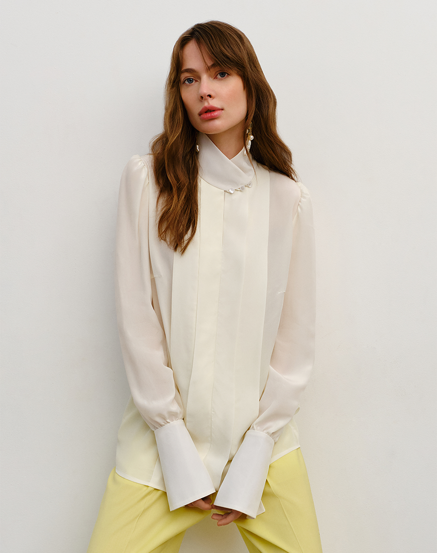 2 Блуза шовкова біла OUN (oun_S1) - фото 2