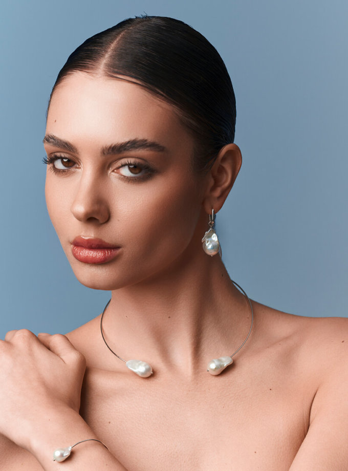 Сережки Pearl Eclipse SIERRA SPACE (SRRS_Ar1035)