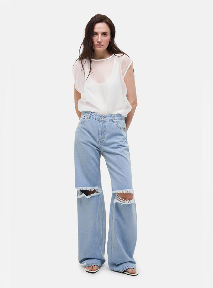 Джинси Ripped Jeans MATCH DENIM (MTCH_ss26-ripped-jeans-blue)