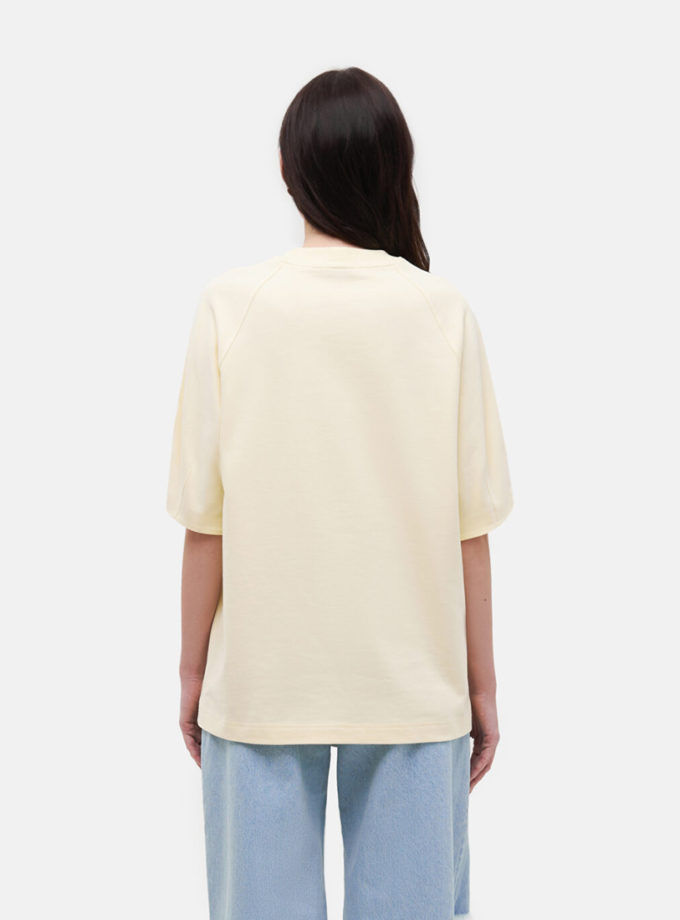 Футболка Yellow Raglan T-Shirt MATCH DENIM (MTCH_ss26-tshirt-raglan-yellow)