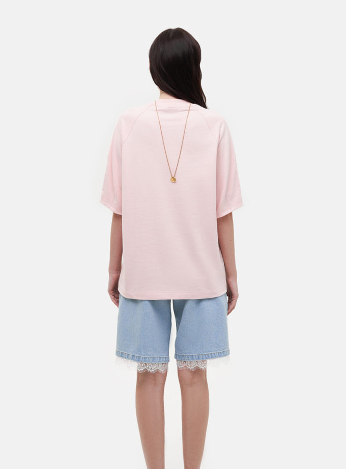 Футболка Pudra Raglan T-Shirt MATCH DENIM (MTCH_ss26-tshirt-raglan-pudra)