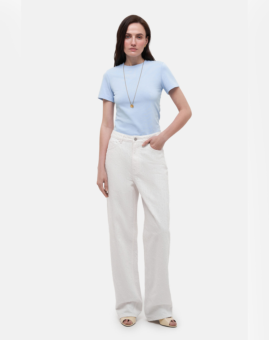 DSC05046-1365x2048 Джинси Perforated White Jeans MATCH DENIM (MTCH_ss26-perforated-white-jeans) - фото 3