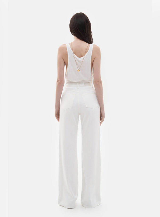 Джинси White Flared Jeans MATCH DENIM (MTCH_ss26-flared-white-jeans)