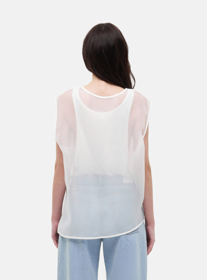 Топ Organza Top MATCH DENIM (MTCH_ss26-organza-top-os)