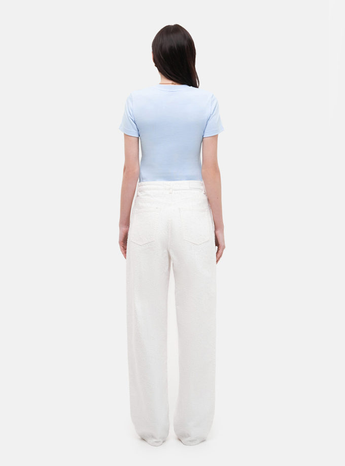 Джинси Perforated White Jeans MATCH DENIM (MTCH_ss26-perforated-white-jeans)