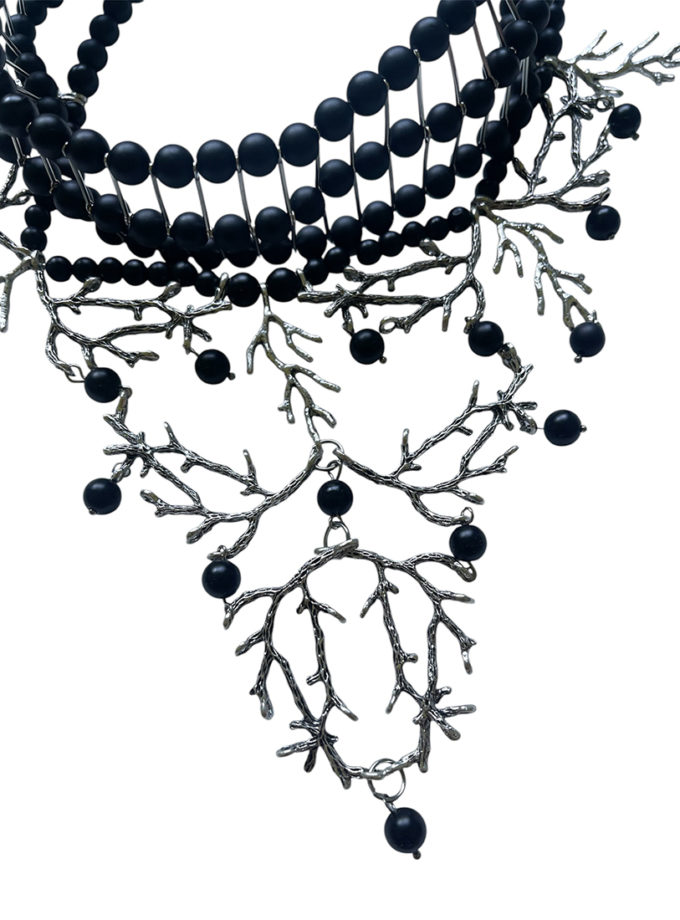 Чокер чорний з гілочками SMART JEWELRY (SJ_45)