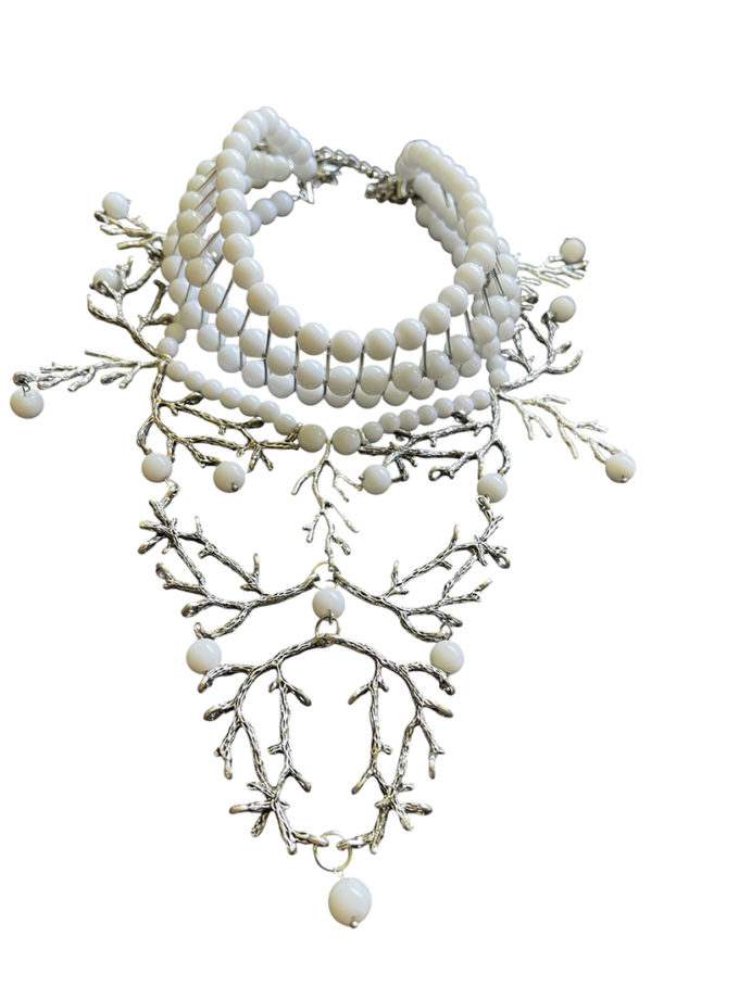Чокер білий з гілочками SMART JEWELRY (SJ_48)