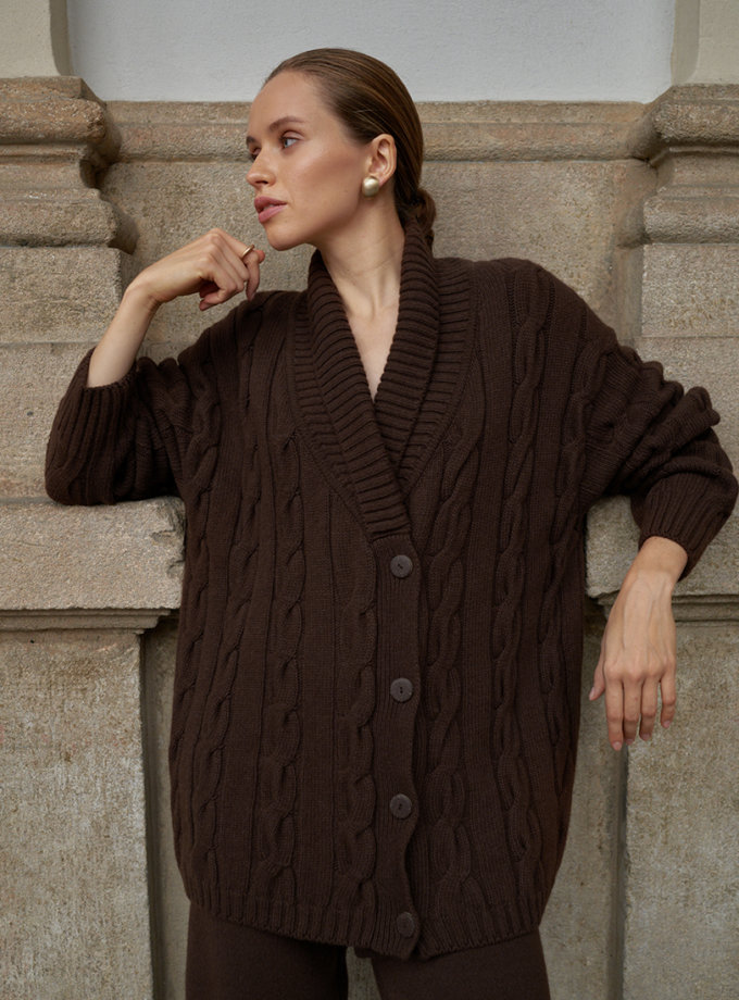 Кардиган Lamb-Knit MERJ (MRJ_СД-166-br)