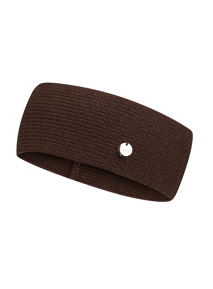 Пов'язка на голову з кашеміру шоколадна CHALETY (CHTL_Headband_Elan_Chocolate)