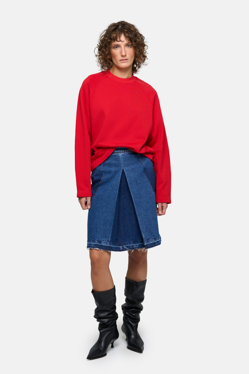 DSC06032-840x1260 Світшот Red Sweatshirt MATCH DENIM (MTCH_ss26-red-sweatshirt) - фото 3