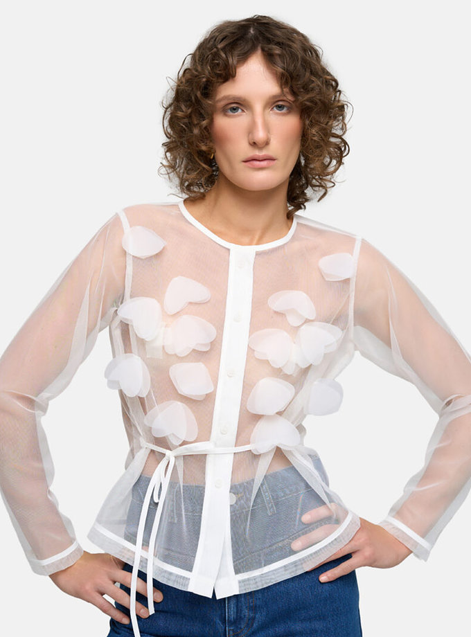 Блуза Mesh Blouse MATCH DENIM (MTCH_ss26-mesh-blouse)