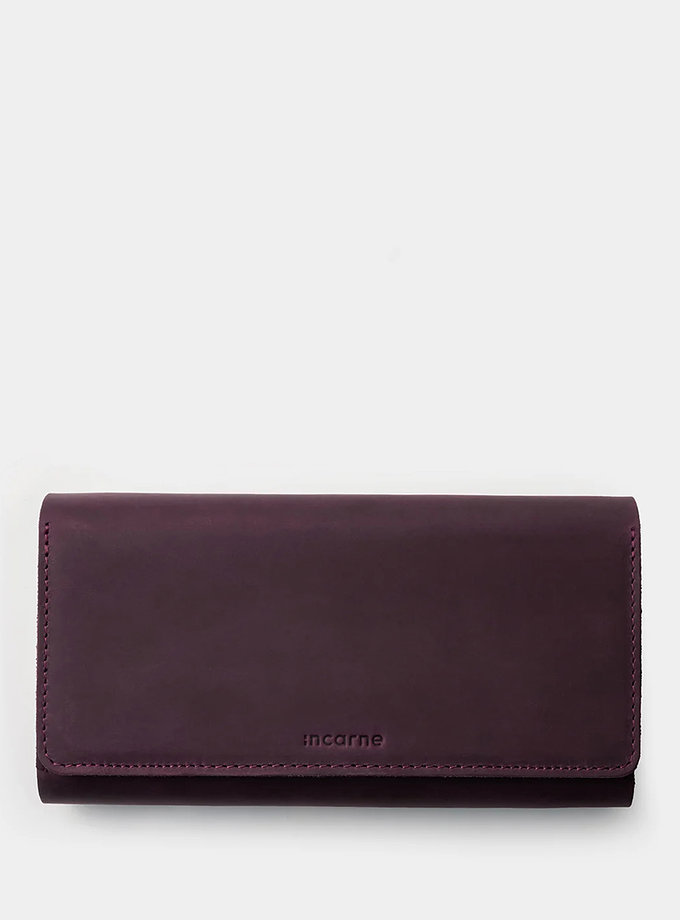 Гаманець-клатч Klondike бордо INCARNE (INCRN_klondike-burgundy-vintage)