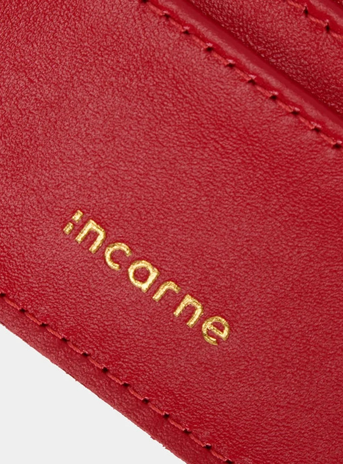Кардхолдер Minimal червоний INCARNE (INCRN_minimal-red)
